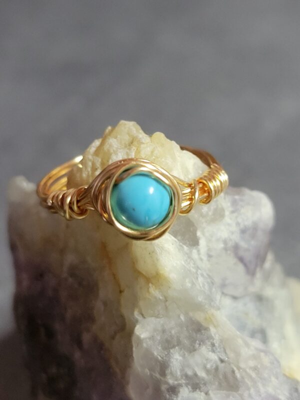 Bague Athéna en pierre naturelle – Image 10