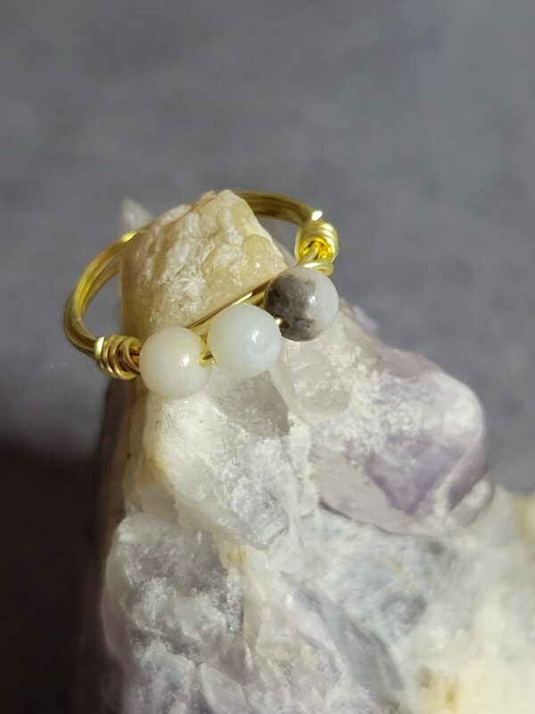Bague Emilie en pierre naturelles – Image 2