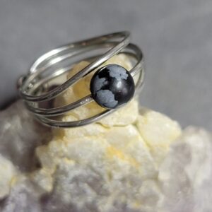 Bague Uranus en pierre naturelle