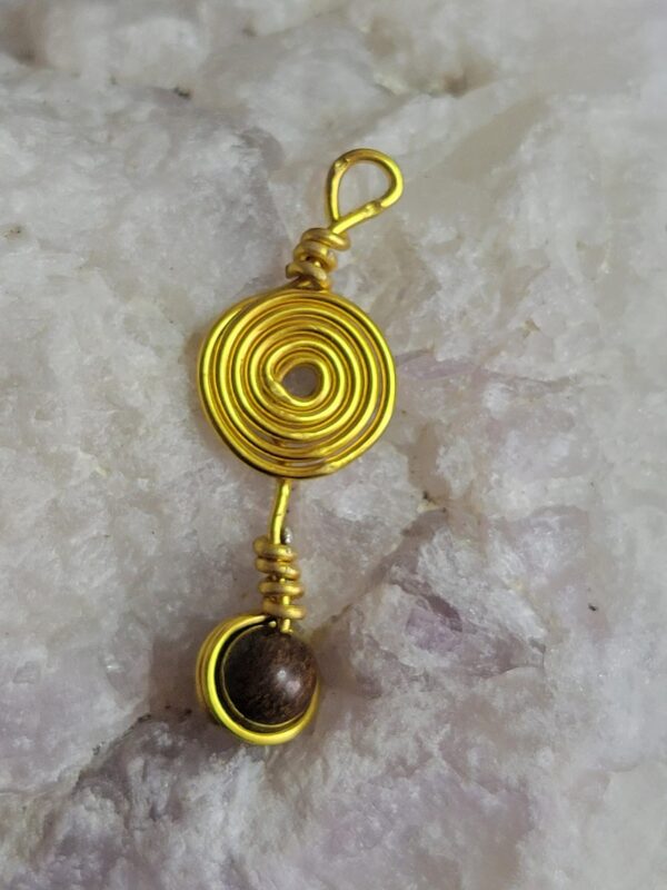 Pendentif Cléa en pierre naturelle – Image 3
