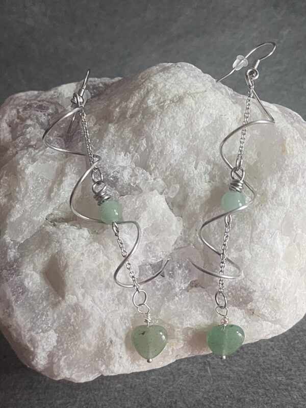 Boucle Nephtys en pierre naturelle – Image 3