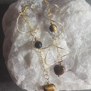 Boucle Nephtys en pierre naturelle