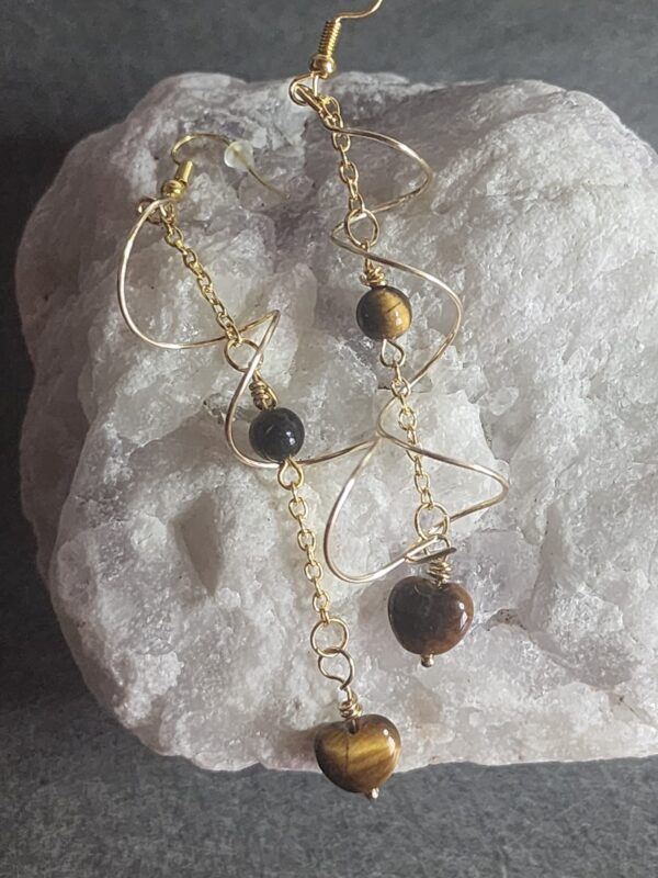 Boucle Nephtys en pierre naturelle