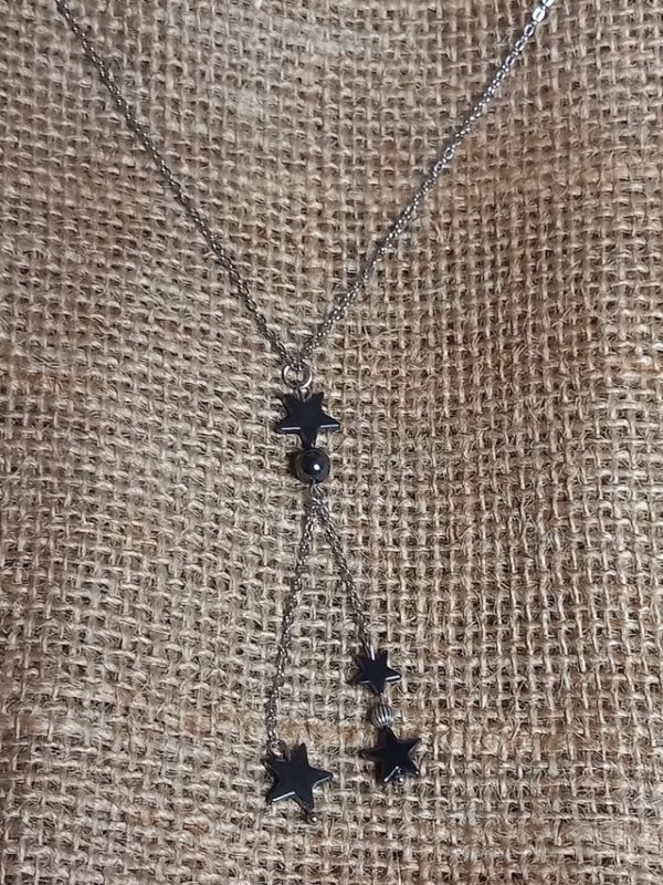 Collier céleste en pierres naturelles