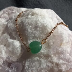Bracelet Bohème doré en pierre naturelles