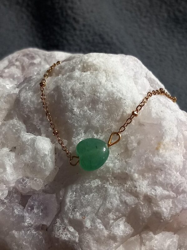 Bracelet Bohème doré en pierre naturelles