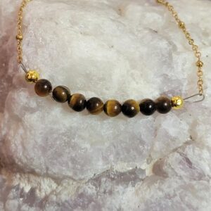 Bracelet Odeline Doré en pierres naturelles