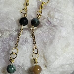 Boucle Mercure en pierres naturelles