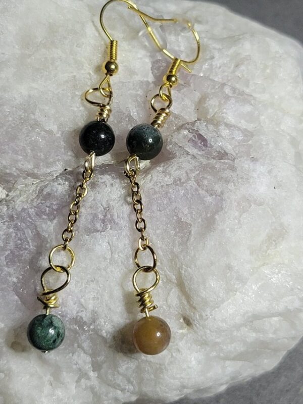Boucle Mercure en pierres naturelles