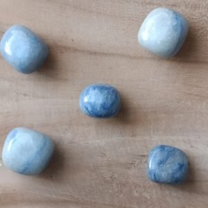 Aventurine bleu pierre roulée
