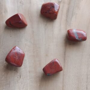 Jaspe rouge pierre roulée