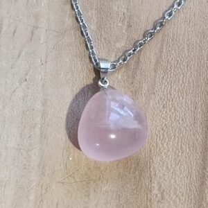 pendentif Quartz rose