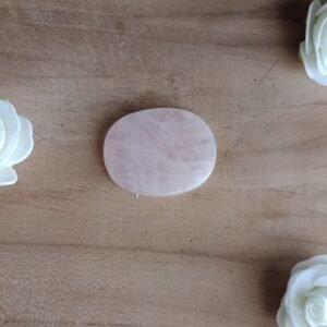 Pierre plate quartz rose
